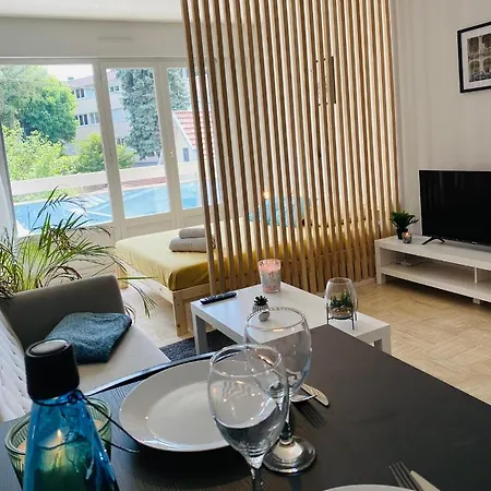 Kasa Voytier Parking Prive & Wifi - Balcon & Ascenseur Appartement Saint-Etienne  Buitenkant foto